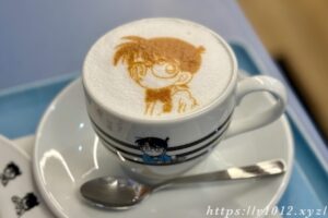 小五郎ブレンドカフェラテ 江戸川コナン