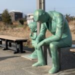 ブロンズオブジェ 眠りの小五郎