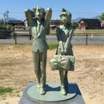 ブロンズオブジェ 工藤新一＆毛利蘭