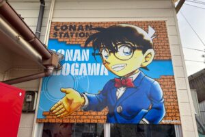 コナン駅装飾