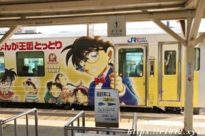 コナン列車黄色 側面