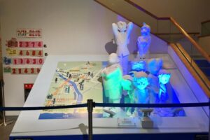 青山剛昌ふるさと館内