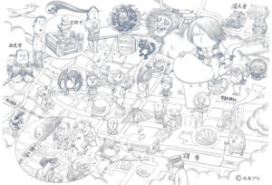 スタンプラリー景品ポストカード