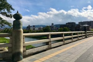 五条大橋の欄干