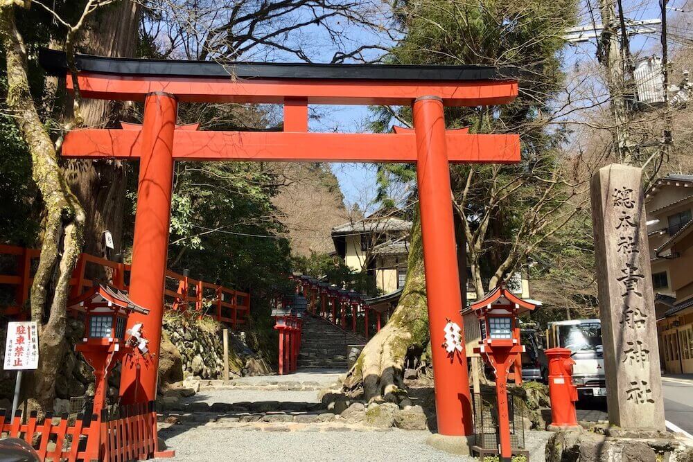 貴船神社の鳥居