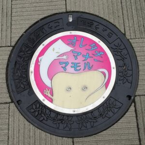 一反もめんとぬりかべ デザインマンホール