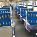鬼太郎列車 車内