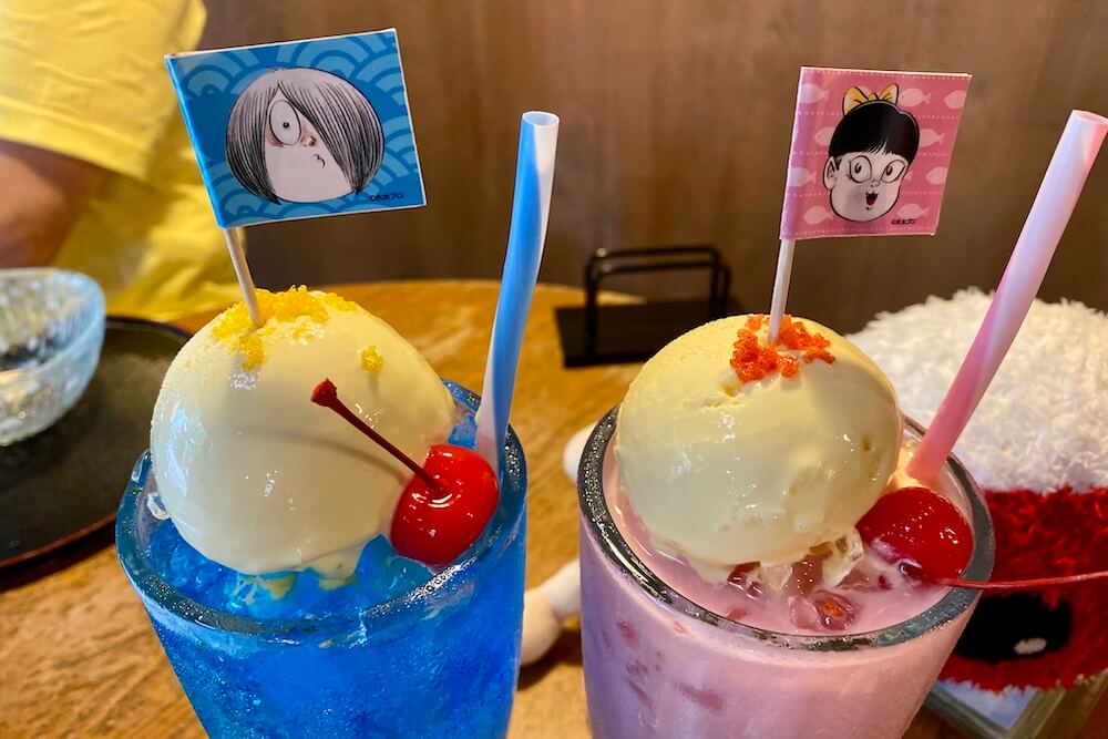 鬼太郎＆ねこ娘フロート