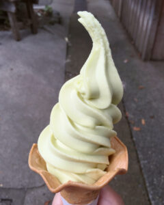 梨ソフトクリーム