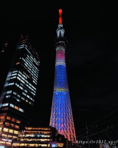 スカイツリー コナンライティング 押上駅