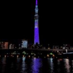 スカイツリー コナンライティング 隅田川