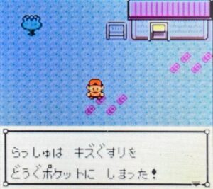 ポケモンじいさんの家の前