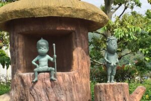 妖怪ブロンズ像 河童の三平/悪魔くん