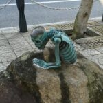 妖怪ブロンズ像 がしゃどくろ