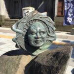 妖怪ブロンズ像 輪入道
