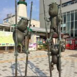 妖怪ブロンズ像 河童の三平