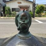 妖怪ブロンズ像 朱の盆