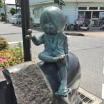 妖怪ブロンズ像 鬼太郎と目玉おやじ