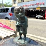 妖怪ブロンズ像 川猿