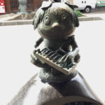 妖怪ブロンズ像 算盤小僧