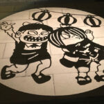 盆踊り（鬼太郎とねこ娘）